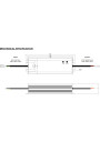 Zasilacz GLP GLG-150-24A 150 W 24V DC CV IP65 – wymiary