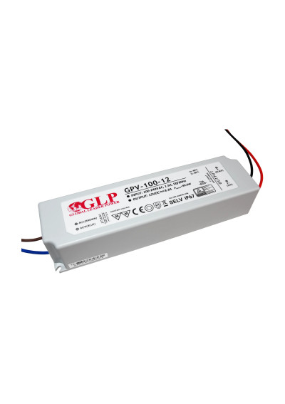 GLP GPV-100-12 power supply 100 W 12V DC CV IP67