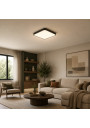 Plafon led Luxa 2E27 antracyt 330x330x80