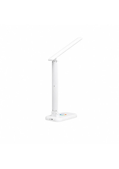 Alm White LED desk lamp – rear view