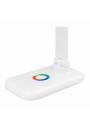 Alm White lamp base with RGB touch controls