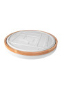 Rear of the Wave LED ceiling light with metal mounting base