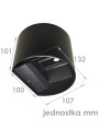 Kiron Round – wymiary 132 × 107 × 101 mm