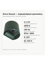 Kiron Round – parametry 2×3 W, 4000 K, IP54 i IK08