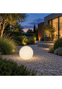 Garden sphere light E27 40 cm stone-effect neutral white light