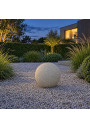 Garden sphere light E27 40 cm stone-effect in the garden