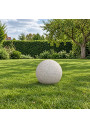 Garden sphere light E27 40 cm stone-effect in the garden