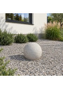 Garden sphere light E27 40 cm stone-effect in the garden