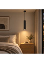 Tessa XD-IK292B – lifestyle scene beside a bedroom bed, example bulb
