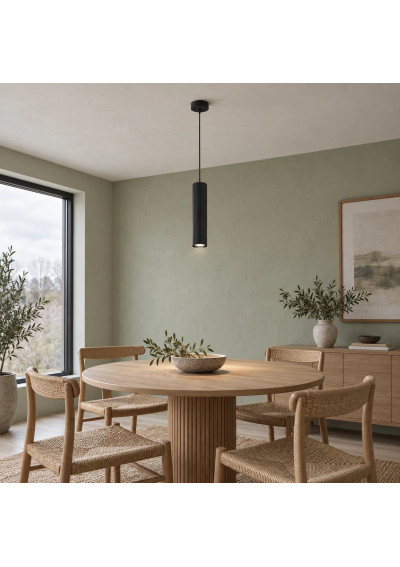 Tessa XD-IK292B – lifestyle scene above a dining table, example bulb