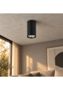 Tessa XD-IK290B – lifestyle scene in a living room with a concrete ceiling, example bulb