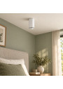 Tessa XD-IK290W – lifestyle scene in a linen bedroom, example bulb