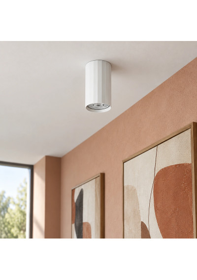 Tessa XD-IK290W – lifestyle scene in a corridor with artwork, example bulb