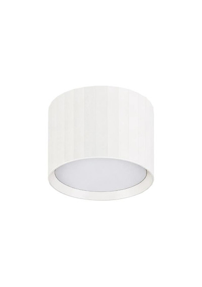 Tessa GX53 white RAL9016 – fitting with an example lamp, lamp sold separately