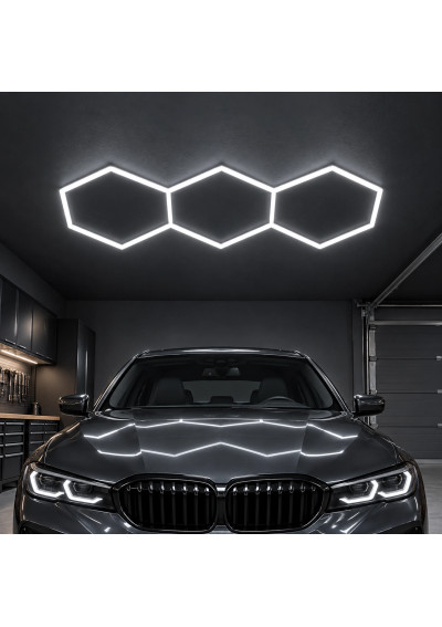 Hexagon 3S – garage ceiling over car