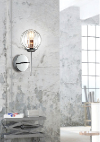 Lampa ścienna Best 1xE14 chromowy 17 cm - zdjęcie produktu 1