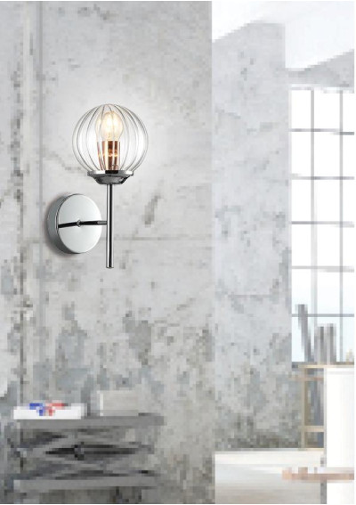 Lampa ścienna Best 1xE14 chromowy 17 cm - zdjęcie produktu 2