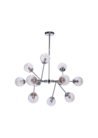 Best pendant light 12xE14 chromee 82 cm