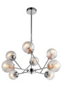 Lampa wisząca Best 8xE14 chromowy 75 cm