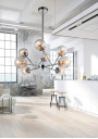 Best pendant light 8xE14 chromee 75 cm - product image 1