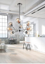 Best pendant light 8xE14 chromee 75 cm - product image 3