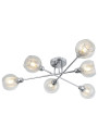 Dixi pendant light 6xE14 chromee 80 cm