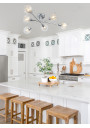 Dixi pendant light 6xE14 chromee 80 cm - product image 3
