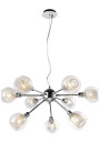 Lampa wisząca Dixi 9xE14 chromowy 68 cm