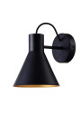 Lampa ścienna More 1xE27 czarny 18 cm