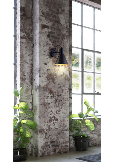 More wall light 1xE27 black 18 cm - product image 1