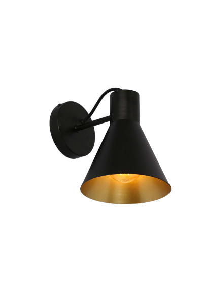Lampa ścienna More 1xE27 czarny 18 cm - zdjęcie produktu 2