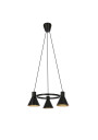 More pendant light 3xE27 black 55 cm - product image 2