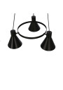 Lampa wisząca More 3xE27 czarny 55 cm - zdjęcie produktu 4
