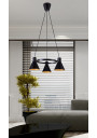 More pendant light 3xE27 black 55 cm - product image 6