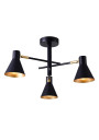 Less pendant light 3xE14 matt black 48 cm