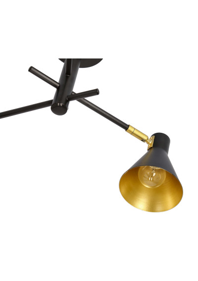 Lampa wisząca Less 3xE14 czarny matowy 48 cm - zdjęcie produktu 7