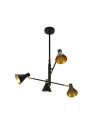 Lampa wisząca Less 4xE14 czarny matowy 54 cm - zdjęcie produktu 5