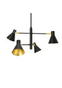 Lampa wisząca Less 4xE14 czarny matowy 54 cm - zdjęcie produktu 8