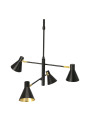 Less pendant light 4xE14 matt black 54 cm - product image 10