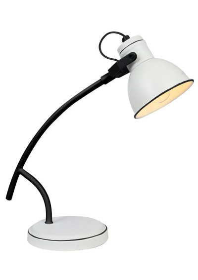 Lampa stołowa Zumba 1xE14 biało czarny 35 cm
