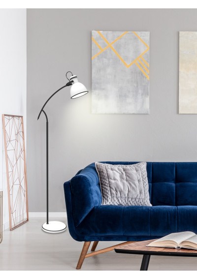 Zumba floor lamp 1xE27 black and white 140 cm - product image 1