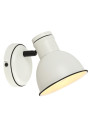 Zumba wall light 1xE14 black and white 18 cm
