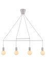 Lampa wisząca Alto 4xE27 biały matowy 94 cm