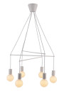 Alto pendant light 6xE27 matt white 67 cm