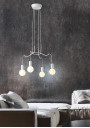 Basso pendant light 4xE27 matt white 57 cm - product image 1