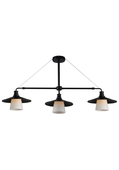 Loft pendant light 3xE27 black 98 cm