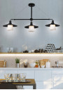 Lampa wisząca Loft 3xE27 czarny 98 cm - zdjęcie produktu 1