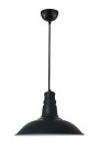 Lampa wisząca Consuela 1xE27 czarny 26 cm