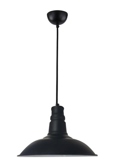 Consuela pendant light 1xE27 black 26 cm