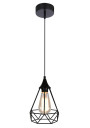 Graf pendant light 1xE27 black 19 cm